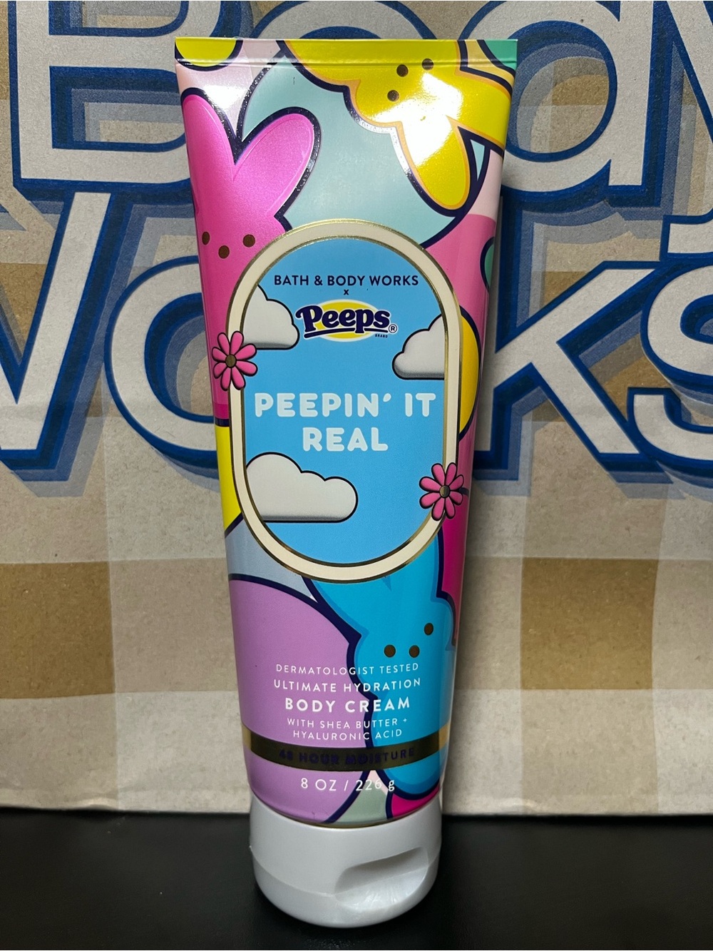 Bath & Body Works Peepin' It Real Body Cream - Pink, Blue, Yellow